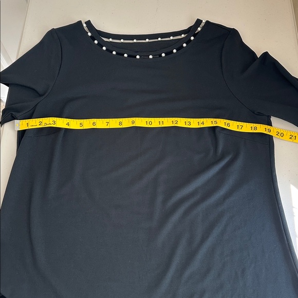 Elegant Black Long Sleeve Dress by J.JILL. - Picture 10 of 16